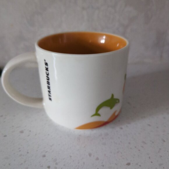 Starbucks You Are Here Orlando Coffee Mug Orange - Picture 3 of 4